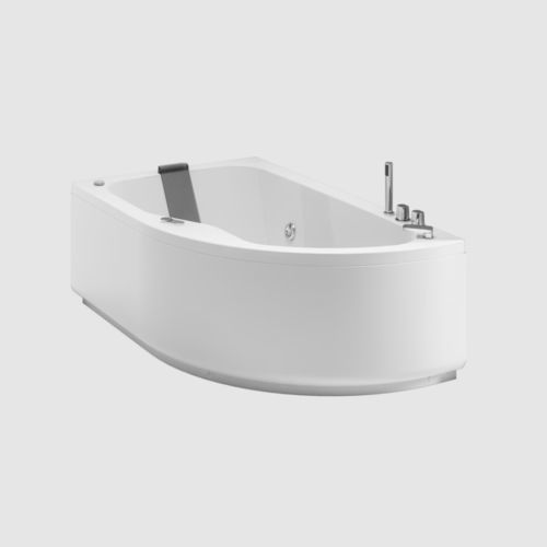 Vasca da bagno d'angolo - POP - Ronal - asimmetrica / per ambiente abitativo / ad uso professionale