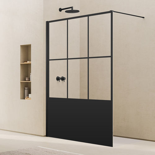 Parete doccia fissa - EASY 2.0 D40 A76 - Ronal - rettangolare / d'angolo / in vetro temprato