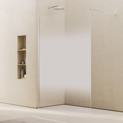 Parete doccia fissa - EASY 2.0 D40 A68 - Ronal - rettangolare / d'angolo / in vetro temprato