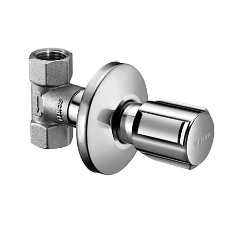 Rubinetto d'arresto da incasso - DN 15/20/25 - Schell - in ottone cromato / da interno / contract