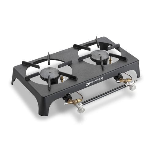 Scaldavivande a gas - 1049200 series - Kemper - professionale / 2 fuochi / da appoggio