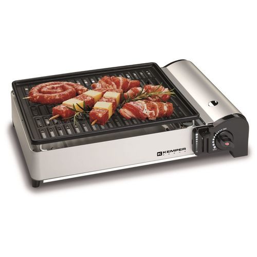 Barbecue a gas - 104997 - Kemper - da tavolo / in alluminio / per il campeggio