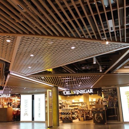 Pannello acustico per controsoffitto - WELLE 7 BERNE - Bruag Design Factory AG - in MDF / in compensato / rettangolare