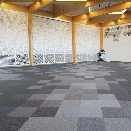Pannello decorativo da parete - DINING ROOM UNIVERSITY OF WARWICK COVENTRY - Bruag Design Factory AG - in MDF / perforato