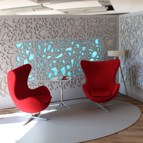 Pannello acustico per mobile - OFFICE RENOVATION AVECTRIS - Bruag Design Factory AG - per pannello divisorio / in HPL / rettangolare