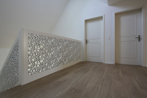 Ringhiera in MDF - SINGLE FAMILY HOUSE - Bruag Design Factory AG - a pannelli / da interno / per scala