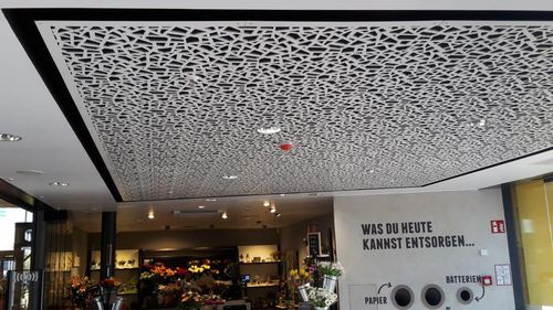 Pannello acustico per controsoffitto - EDEKA GAIMERSHEIM - Bruag Design Factory AG - in HPL / rettangolare / professionale