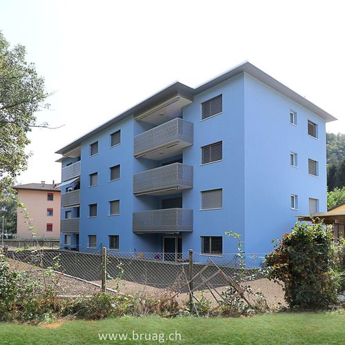Balcone a pannelli - CELLON - MULTIPLE DWELLING RESIDENZA HORO LOSONE - Bruag Design Factory AG - in composito / in HPL