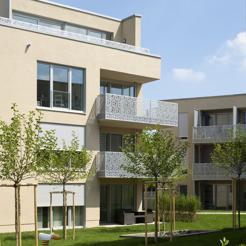 Ringhiera in HPL - CELLON - MFH GAISENTHAL - Bruag Design Factory AG - a pannelli / da esterno / per balcone