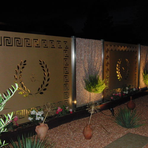 Recinzione a pannelli - GARDEN DIVIDING WALL PRIVATE HOME - Bruag Design Factory AG - da giardino / in HPL / contemporanea