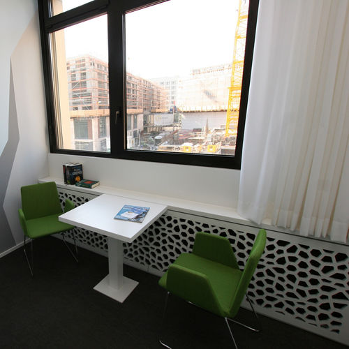 Pannello decorativo per mobile - CITY WOHNEN STUTTGART - Bruag Design Factory AG - per parete / in MDF / perforato