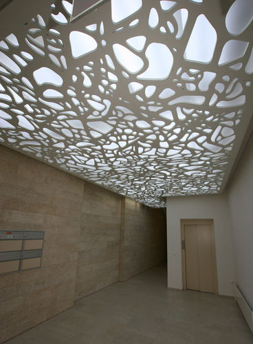 Pannello acustico per controsoffitto - HAPPY PLAY ZÜRICH - Bruag Design Factory AG - in MDF / rettangolare / professionale