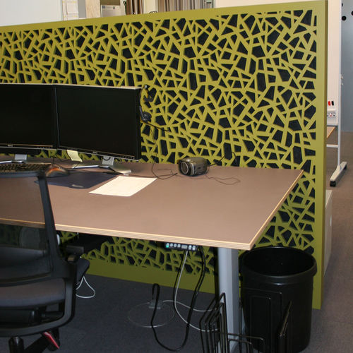 Pannello acustico per mobile - WITZIG – THE OFFICE COMPANY - Bruag Design Factory AG - per pannello divisorio / in MDF / rettangolare