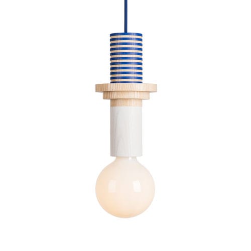 Lampada a sospensione - Junit "Column" - Schneid Studio - in frassino / design Bauhaus / con cavo