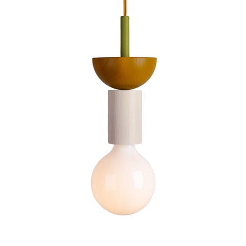 Lampada a sospensione - Junit "Dia" - Schneid Studio - in frassino / design Bauhaus / con cavo
