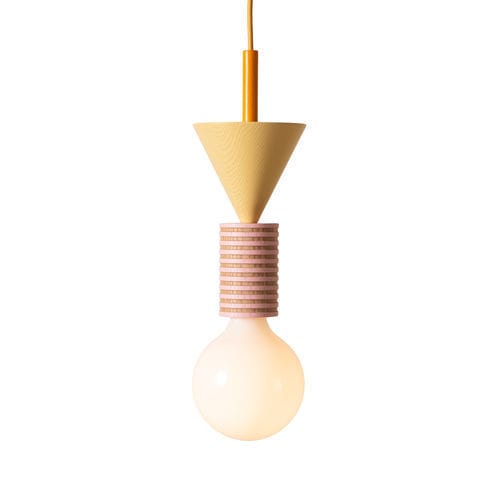 Lampada a sospensione - Junit "Fruta" - Schneid Studio - in frassino / design Bauhaus / con cavo