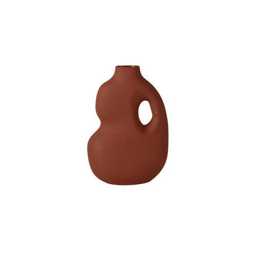 Vaso contemporaneo - Aura no2 "rust" - Schneid Studio - in ceramica / in gres / fatto a mano