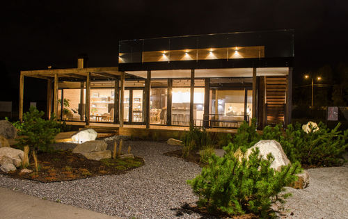 Casa prefabbricata - GLASS HOUSE - KONTIO - contemporanea / in legno