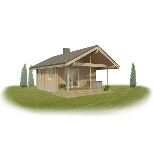 Sauna finlandese - DELPHINIUM - KONTIO - per uso residenziale / in legno / per esterni