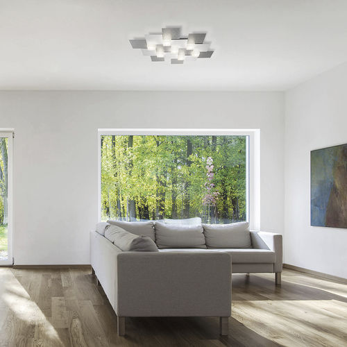 Plafoniera contemporanea - CREO - GROSSMANN Leuchten GmbH & Co. KG - in vetro / in alluminio / LED