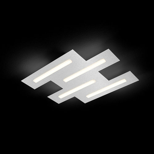Plafoniera contemporanea - FIS - GROSSMANN Leuchten GmbH & Co. KG - lineare / in alluminio spazzolato / LED