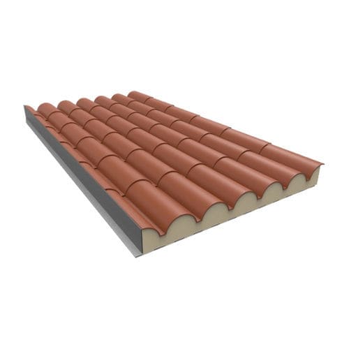 Pannello sandwich per tetto - Panel Sándwich Group - bifacciale in acciaio galvanizzato / anima isolante / anima in poliisocianurato PIR
