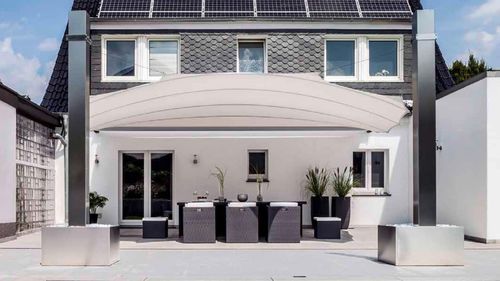 Vela ombreggiante impermeabile - SQUARE4SUN | LINE - Bahama GmbH - resistente agli UV / automatica / resistente al vento