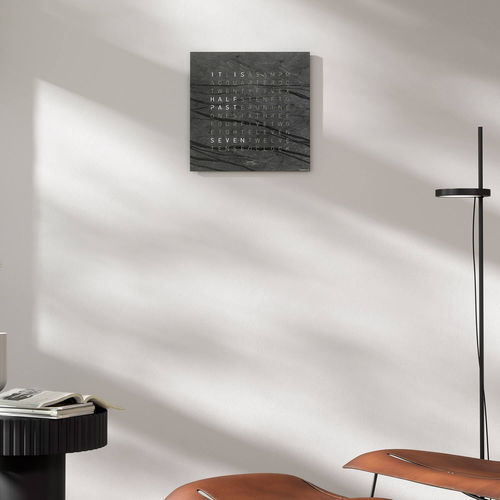 Orologio contemporaneo - METAMORPHITE - qlocktwo - a muro / con schermo digitale LCD / contract