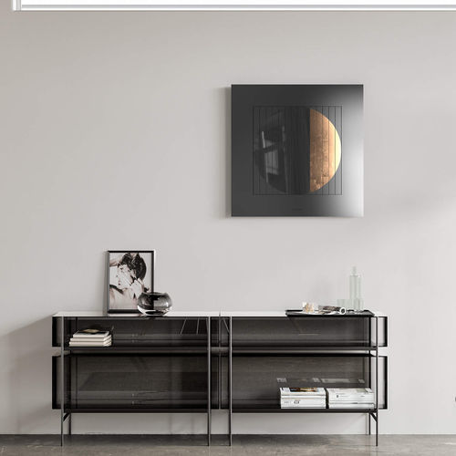 Orologio lunare - NIGHTFALL MOON GOLD - qlocktwo - contemporaneo / a muro / contract