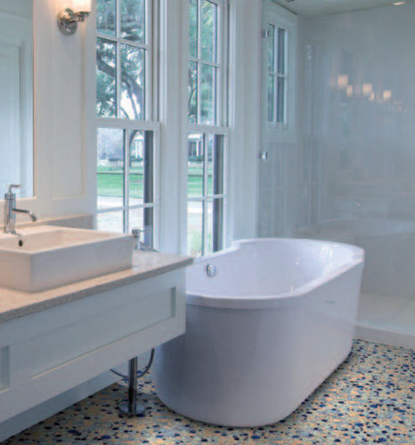 Mosaico in ceramica - KIESEL-3780 - BÄRWOLF - testurizzato / da bagno / da pavimento