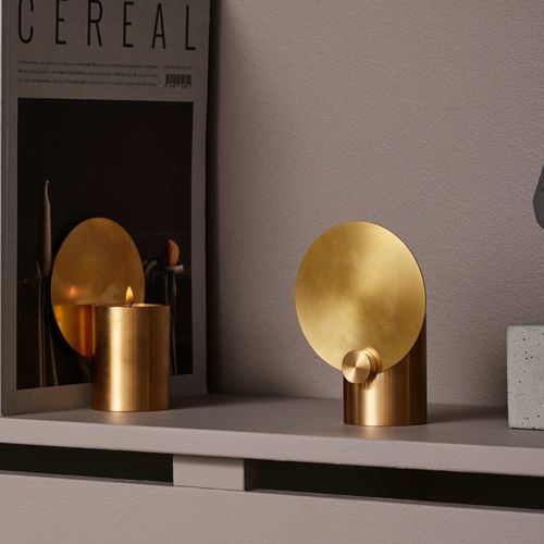 Portacandelina in ottone - Glow  - Applicata - per uso residenziale