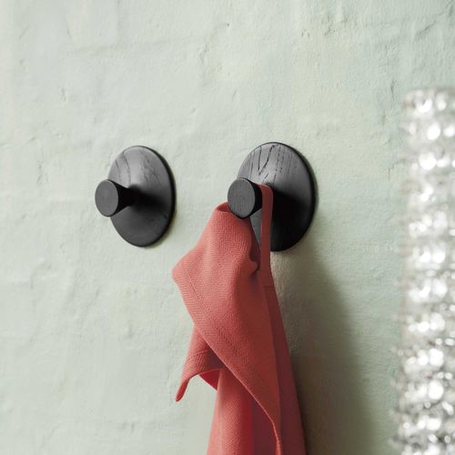 Appendiabiti da parete contemporaneo - Nipple  - Applicata - in rovere / singolo