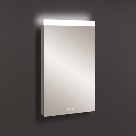 Specchio da bagno a muro - GLIDE II AMBIENT LIT - Crosswater - sospeso / contemporaneo / rettangolare
