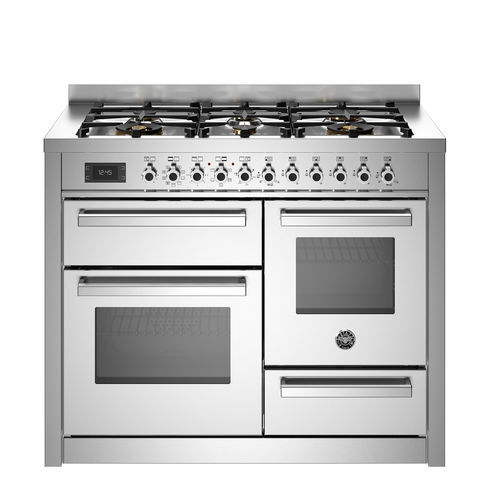 Blocco cottura a gas - PRO116L3EXT - Bertazzoni - elettrico / professionale / 6 fuochi
