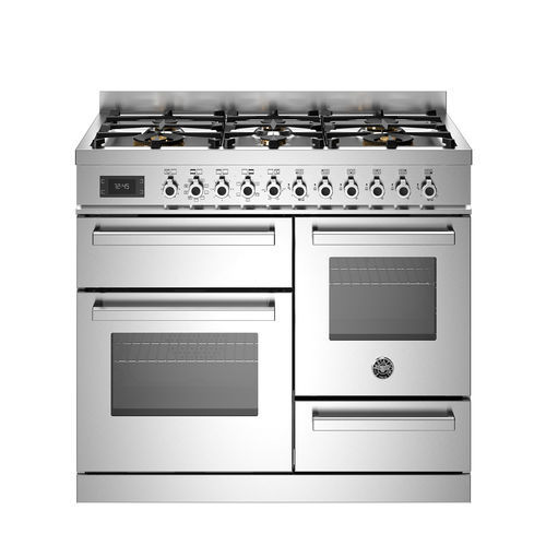 Blocco cottura a gas - PRO106L3EXT - Bertazzoni - elettrico / professionale / 6 fuochi