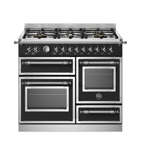 Blocco cottura a gas - HER106L3ENET - Bertazzoni - elettrico / 6 fuochi / 3 forni