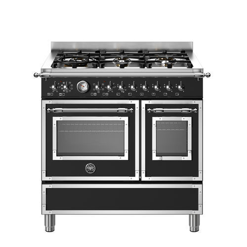 Blocco cottura a gas - HER96L2ENET - Bertazzoni - elettrico / 6 fuochi / 2 forni