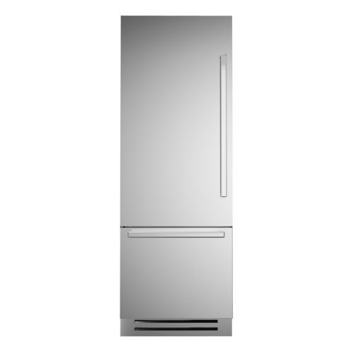 Frigorifero combinato a cassetti - REF755BBLXTT - Bertazzoni - professionale / da incasso / con congelatore basso