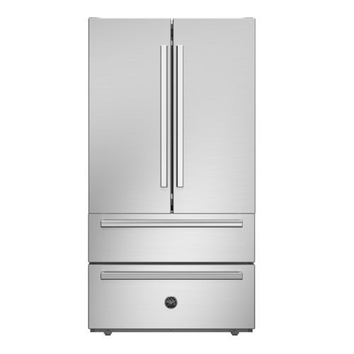 Frigorifero combinato a 2 porte - REF904FFNXTC - Bertazzoni - a cassetti / tre porte / professionale