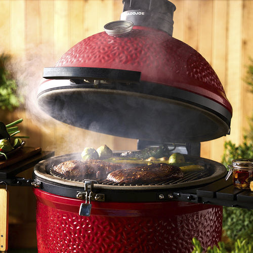 Grill a carbonella - HALF-MOON COOKING  - Kamado Joe - da bancone / professionale / in acciaio inossidabile