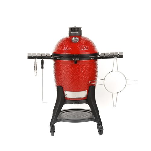 Barbecue a carbonella - CLASSIC JOE™ - SERIES III - Kamado Joe - da terra / con rotelle / in acciaio galvanizzato