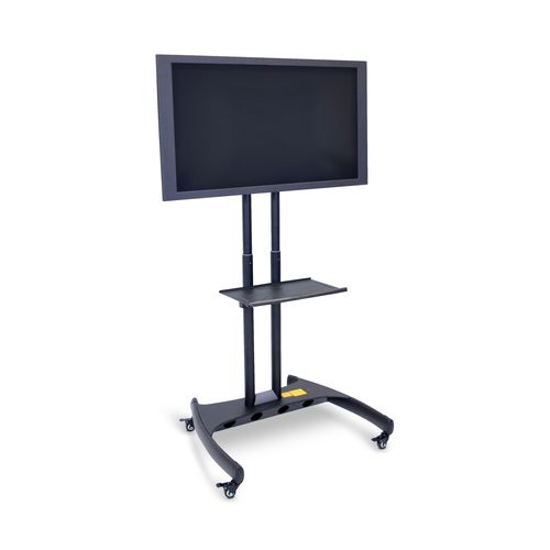 Supporto per TV da terra contemporaneo - FP3500 - Luxor - girevole / con moderno rotelle / in acciaio