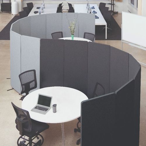 Separatore di spazi in tessuto - RCLM7266Z - Luxor - contract / da interno / autoportante