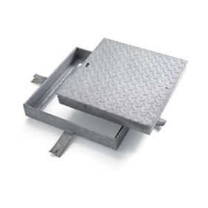 Chiusino in acciaio galvanizzato - MAXI H 60 - Grigliati Baldassar S.r.l. - quadrato / prefabbricato