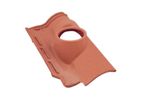 Tegola con tubi di sfiato - Isiklar Building Materials Inc. - in terracotta