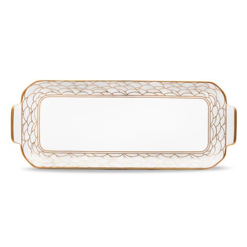 Casa Padrino vassoio di lusso grafite 46 x 35 x A. 7 cm - Vassoio rettangolare con pelle di alta qualità - Accessori Gastronomia | Casa Padrino