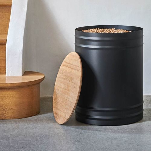 Dosatore per pellet in acciaio - NEVADA - dixneuf - in bambù