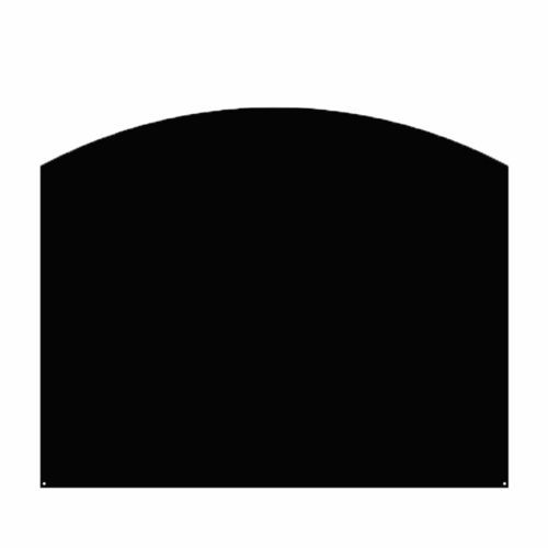 Tappetino per caminetto a tinta unita - ARRONDIE - dixneuf - in acciaio / grigio / bianco