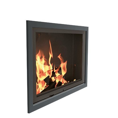 Rivestimento per camini in acciaio - ELLO - dixneuf - non specificato / nero
