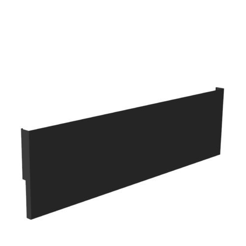 Battiscopa nero - dixneuf - in acciaio / rettangolare / decorativo